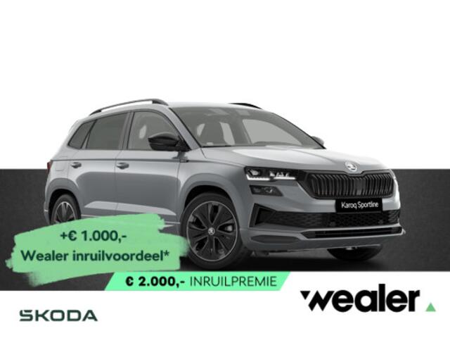 Skoda Karoq Sportline Ultimate 1.5 TSI 150 PK DSG | Automaat | Trekhaak | Panoramadak | Led Matrix verlichting | Trekhaak |