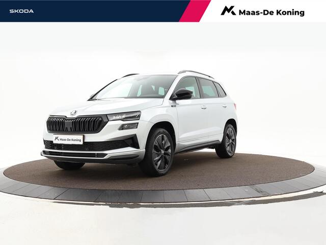 Skoda Karoq 1.5TSI/150PK DSG ACT Sportline · Camera · Elek. Trekhaak · Elek. Achterklep · Apple/Android Car Play · Navigatie · 18'' Inch · Garantie t/m 27-02-2029 of 60.000km