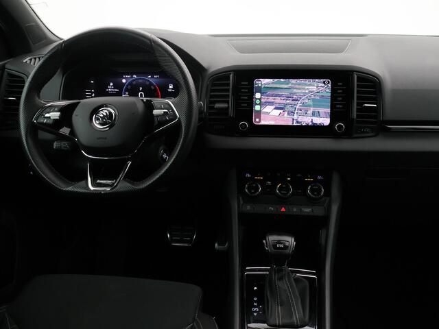 Skoda Karoq 1.5 TSI ACT 150 PK DSG SPORTLINE + CANTON AUDIO | STEEL GREY | CAMERA | 19 INCH | VIRTUAL | SFEER