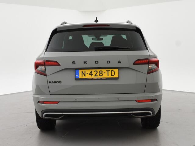 Skoda Karoq 1.5 TSI ACT 150 PK DSG SPORTLINE + CANTON AUDIO | STEEL GREY | CAMERA | 19 INCH | VIRTUAL | SFEER