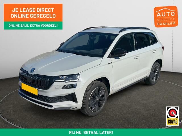 Skoda Karoq 1.5 TSI ACT RS Sportline Business Aut- Carbon, Kuipstoelen, Carplay, Android Auto, Sfeerverlichting, Keyless