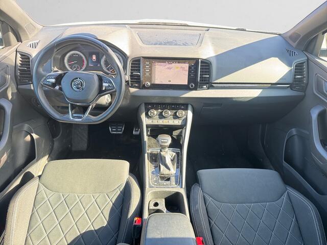 Skoda Karoq 1.5 TSI ACT RS Sportline Business Aut- Carbon, Kuipstoelen, Carplay, Android Auto, Sfeerverlichting, Keyless