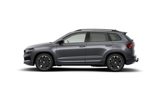 Skoda Karoq 1.5 TSI 150 7DSG Sportline Ultimate | Achteruitrijcamera | Elektrisch bedienbaar panoramisch glazen schuif-/kanteldak | LED interieurverlichting inclusief sfeerverlichting