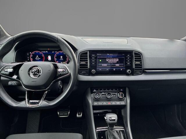 Skoda Karoq 1.5TSI/150PK DSG ACT Sportline Business · Panoramadak · Trekhaak · Apple/Android Car play · Garantie t/m 17-01-2028 of 100000km.