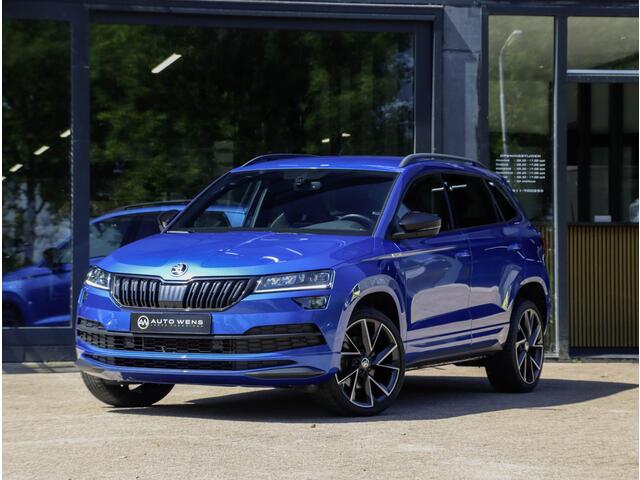 Skoda Karoq 1.5 TSI ACT Sportline 150PK DSG Camera Navi Stoel/Stuurverw. Race Blue 19 inch