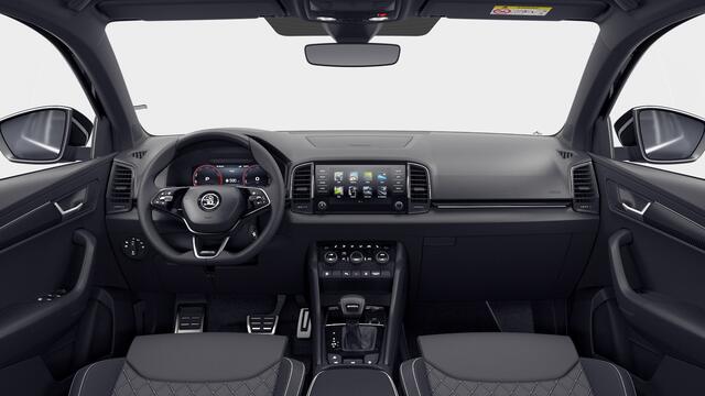 Skoda Karoq 1.5 TSI ACT Sportline Business Ultimate / Interieur 'Sportline Lounge', sportstoelen/ Virtual Pedal/ SKODA Sound System