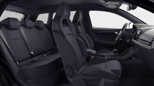 Skoda Karoq 1.5 TSI ACT Sportline Business Ultimate / Interieur 'Sportline Lounge', sportstoelen/ Virtual Pedal/ SKODA Sound System