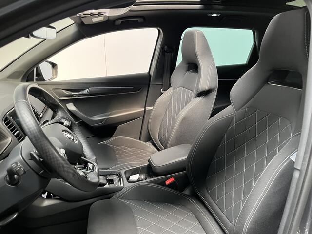 Skoda Karoq 1.5 TSI ACT Sportline Business / AUTOMAAT/ PANODAK/ DIGITAL DASH/ KEYLESS/ SMARTLINK/ PARK. SENSOREN/ STOELVERWARMING V&A/ NAVI
