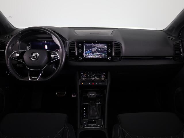 Skoda Karoq 1.5 TSI ACT Sportline Business | Panorama schuifdak | Virtual pedal | Travel assist pakket | 230v en usb aansluiting