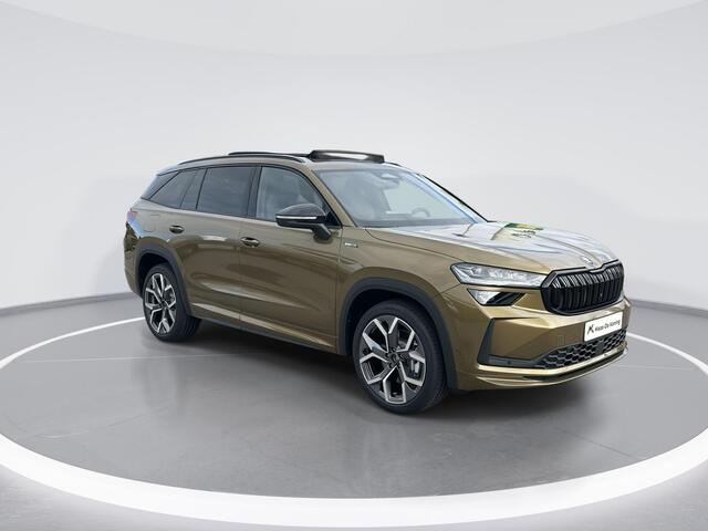 Skoda Kodiaq Sportline Business (2) 1.5 TSI PHEV 150 kW / 204 ¦koda Kodiaq Sportline Business 1.5 TSI PHEV 150 kW / 204 pk 6 versn. DSG | 20 inch | Panoramadak | DCC | Trekhaak| 1500,- inruilpremie!!