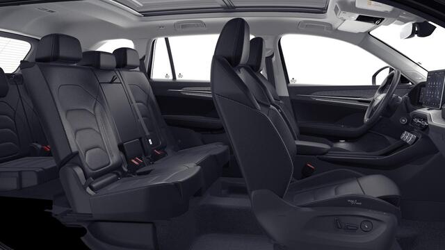 Skoda Kodiaq 1.5 TSI m-HEV Business Edition 7p. | 7 Persoons | Panoramadak | Trekhaak wegklapbaar | Light & view pakket | Winter pakket | Head-up | Leder zwart | Verwarmbare voorruit | Comfort pakket plus | 19 inch lichtmetalen velgen
