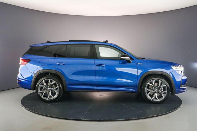 Skoda Kodiaq Sportline Business 1.5 TSI PHEV 204pk DSG Automaat Trekhaak, Panoramadak, Adaptive cruise control, Navigatie, Elektrische achterklep, LED matrix koplampen