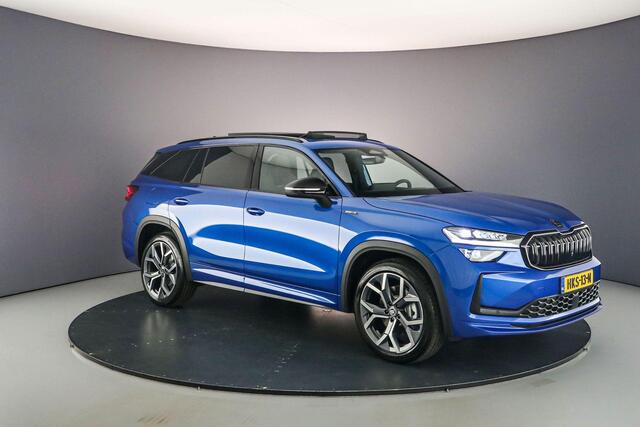 Skoda Kodiaq Sportline Business 1.5 TSI PHEV 204pk DSG Automaat Trekhaak, Panoramadak, Adaptive cruise control, Navigatie, Elektrische achterklep, LED matrix koplampen