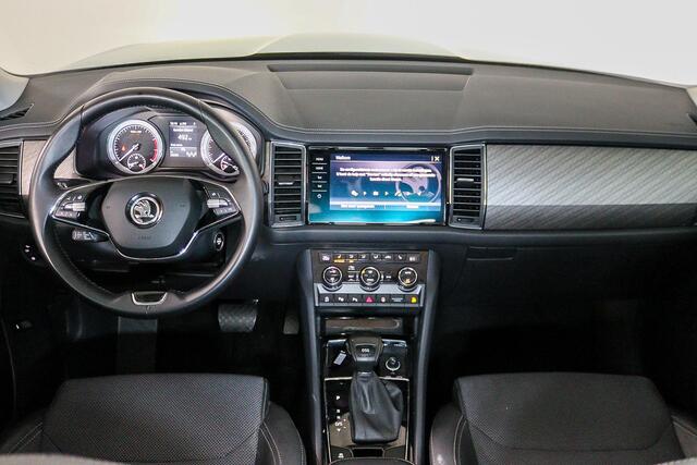 Skoda Kodiaq 1.5 TSI Style, Business, 7-Persoons, Trekhaak, Panoramadak, Navigatie, Apple CarPlay/Android Auto, Schuif/Kanteldak, Achteruitrijcamera, Climate Control, Bluetooth, Stoelverwarming, Stuurverwarming