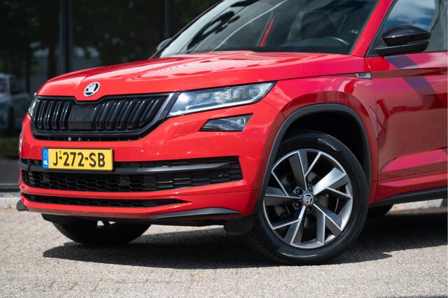Skoda Kodiaq 1.5 TSI Sportline Business | Camera | El. Trekhaak | Dodehoek | Navi | Virtual | Stoelverw.