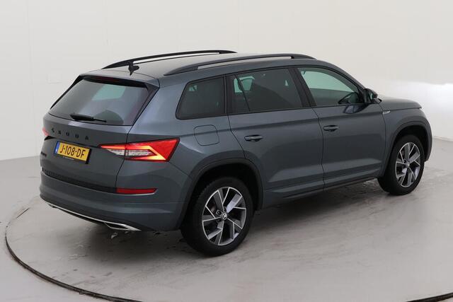Skoda Kodiaq 1.5 TSI Sportline Business / AUTOMAAT/ TREKHAAK/ CAMERA/ PARK. SENSOREN/ MEMORY SEATS/ LED/ VIRTUAL COCKPIT/ ELEK. ACHTERKLEP/ 19" LMV