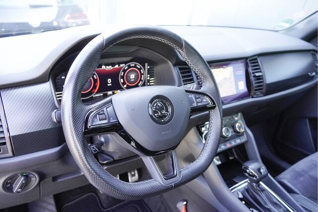 Skoda Kodiaq 1.5 TSI 150PK! Automaat Sportline Business BJ2020 Lmv 19" | Led | Pdc | Navi | Keyless entry | Elek. trekhaak | Elek. achterklep | Achteruitrijcamera | App-Connect | Canton Audio | Virtual cockpit | Elek. Be stoel+Mem | Verwarmde voorstoelen