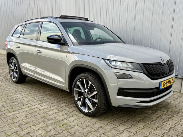 Skoda Kodiaq 1.5 TSI AUT SPORTLINE BUS. 7 PERSOON STEEL GREY! PANODAK