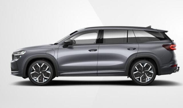 Skoda Kodiaq 1.5 TSI PHEV Sportline Business 204pk DSG Automaat, Panoramadak, Adaptive cruise control, Elektrische achterklep, Trekhaak, Achteruitrijcamera, Stoelverwarming, Head-Up display, Full LED matrix koplampen