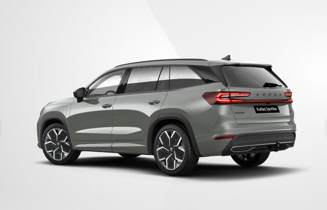 Skoda Kodiaq 1.5 TSI PHEV Sportline Business 204pk DSG Automaat, Panoramadak, Adaptive cruise control, Elektrische achterklep, Trekhaak, Achteruitrijcamera, Stoelverwarming, Head-Up display, Full LED matrix koplampen