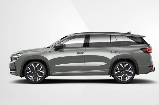 Skoda Kodiaq 1.5 TSI PHEV Sportline Business 204pk DSG Automaat, Panoramadak, Adaptive cruise control, Elektrische achterklep, Trekhaak, Achteruitrijcamera, Stoelverwarming, Head-Up display, Full LED matrix koplampen