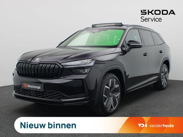 Skoda Kodiaq 1.5 TSI MHEV Sportline Business 7p 150PK DSG Matrix led, trekhaak, verwarmbare voorruit, panoramadak, elektrische voorstoelen, keyless, derde zitrij, 20" lichtmetaal