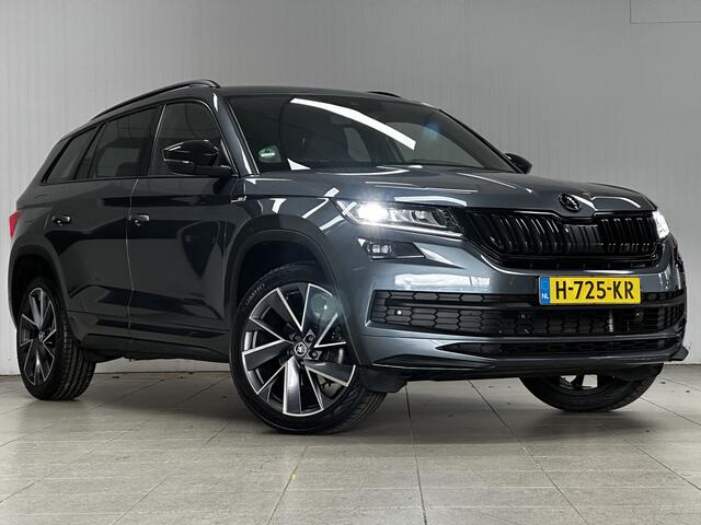 Skoda Kodiaq 1.5 TSI Sportline Business/ Automaat!/ 20'' LMV/ Zwarte-Hemel/ Virtual Cockpit/ Camera/ Keyless-GO/ LED Koplampen/ Lane-Assist./ Half Leder - Alcantara/ Apple + Android/ DAB+/ Stoelverw./ Elek. Stoel(en) + Memory.