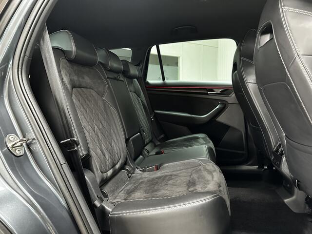 Skoda Kodiaq 1.5 TSI Sportline Business/ Automaat!/ 20'' LMV/ Zwarte-Hemel/ Virtual Cockpit/ Camera/ Keyless-GO/ LED Koplampen/ Lane-Assist./ Half Leder - Alcantara/ Apple + Android/ DAB+/ Stoelverw./ Elek. Stoel(en) + Memory.