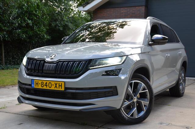 Skoda Kodiaq 1.5 TSI Sportline Business Navi/Led/Ecc/Pdc/Achteruitrij-camera/Stoelverwarming/Half-Leer/Privacy-Glass/Cruise control adaptief/Elektrisch verstelb. bestuurdersstoel met geheugen/Virtual Cockpit