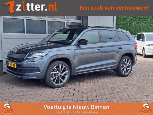 Skoda Kodiaq 1.5 TSI Sportline Business, 7-Persoons, Trekhaak, Panoramadak, Memory stoelen,