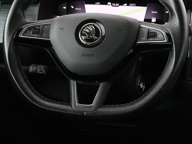 Skoda Kodiaq 1.5 TSI Business Edition | Panoramadak | Stoelverwarming | Adaptive cruise | Trekhaak | Virtual Cockpit | Canton Sound | Keyless | Camera | Navigatie | Carplay | 19'' lichtmetalen velgen