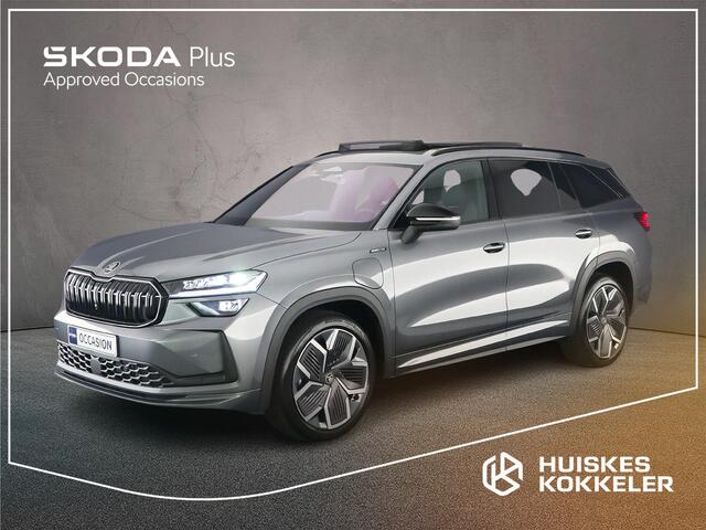 Skoda Kodiaq Sportline Business 1.5 TSI PHEV 204pk DSG Automaat Trekhaak, Panoramadak, Adaptive cruise control, LED matrix koplampen, Achteruitrijcamera, Elektrische achterklep