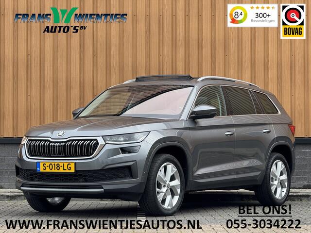 Skoda Kodiaq 1.5 TSI Business Edition Plus | Wegdraaibare Trekhaak | Elektrisch Panoramadak | 360° Camera | Adaptieve Cruise Control | Keyless Go/Entry | Apple Carplay | Memory Stoel | Stoelverwarming | Stuurverwarming |