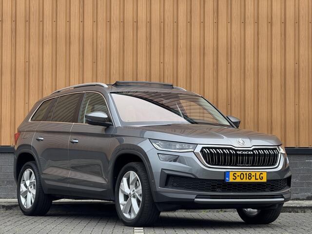 Skoda Kodiaq 1.5 TSI Business Edition Plus | Wegdraaibare Trekhaak | Elektrisch Panoramadak | 360° Camera | Adaptieve Cruise Control | Keyless Go/Entry | Apple Carplay | Memory Stoel | Stoelverwarming | Stuurverwarming |