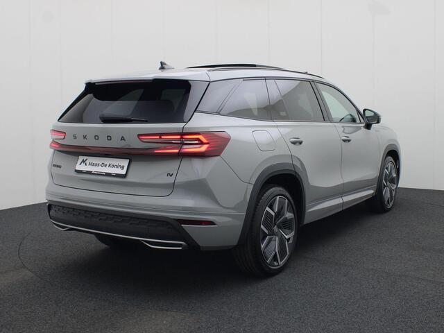 Skoda Kodiaq 1.5 TSI 204pk DSG PHEV Sportline Business · Panoramadak · Parkeersensoren + Camera · Trekhaak · Garantie t/m 30-07-2030 of 100.000km