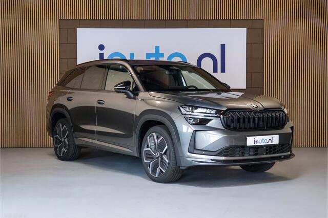 Skoda Kodiaq iV 1.5 TSI PHEV Sportline Pano/Matrix LED/DCC/ACC/Keyless/Camera/20"/Canton/Elek. stoelen+mem/Trekhaak wegkl.