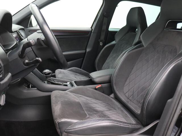 Skoda Kodiaq 1.5 TSI Sportline Business 7p. 150PK DSG Pano-Schuifdak, Trekhaak, Adaptieve Cruise Control, Memorystoel, Elektr. Achterklep, Keyless, Stoelverwarming, 19" LM Velgen, Achteruitrijcamera, Navi