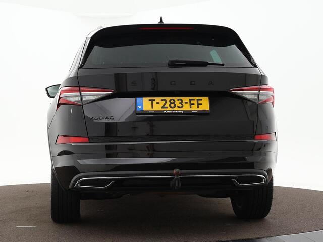 Skoda Kodiaq 1.5 TSI 150pk DSG Sportline Business 7p. · Camera · Elek. Trekhaak · Apple/Android Car Play · Elek. Bestuurdersstoel · 19'' Inch · Garantie t/m 06-06-2027 of 100.000km