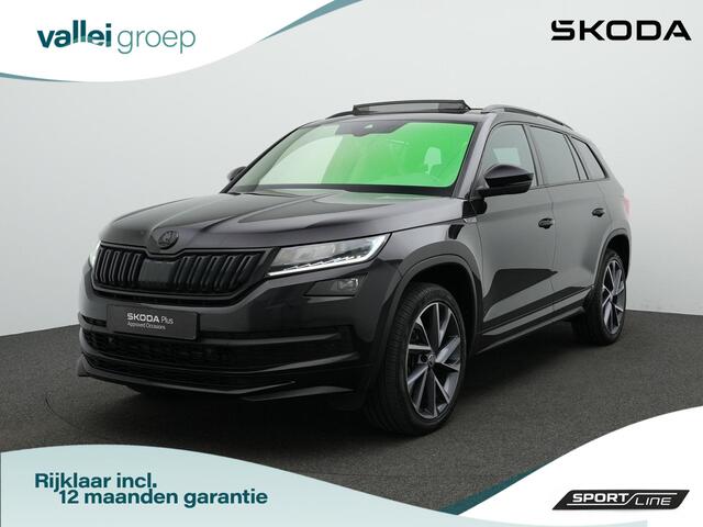 Skoda Kodiaq 7 pers. 1.5 TSI 150 pk DSG Sportline Business | Panoramadak | Trekhaak | Navigatie Columbus | Canton | Stoelverwarming | Achteruitrijcamera