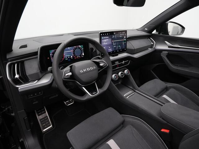Skoda Kodiaq 7 pers. 1.5 TSI MHEV 150 pk DSG Sportline Business | Panoramadak | Geheugenstoelen | Head-up display | Matrix LED | Rondomzicht camera | Canton | Stuur-/achterbankverwarming