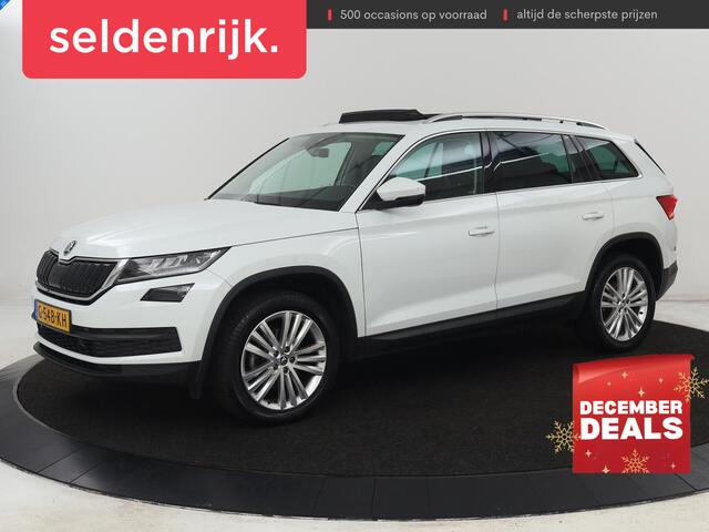 Skoda Kodiaq 1.5 TSI Limited Business Edition 7-persoons | Panoramadak | Adaptive cruise | Trekhaak | Stoelverwarming | Leder/Alcantara | Canton Sound | Keyless | Camera | Carplay | 19'' | Navigatie