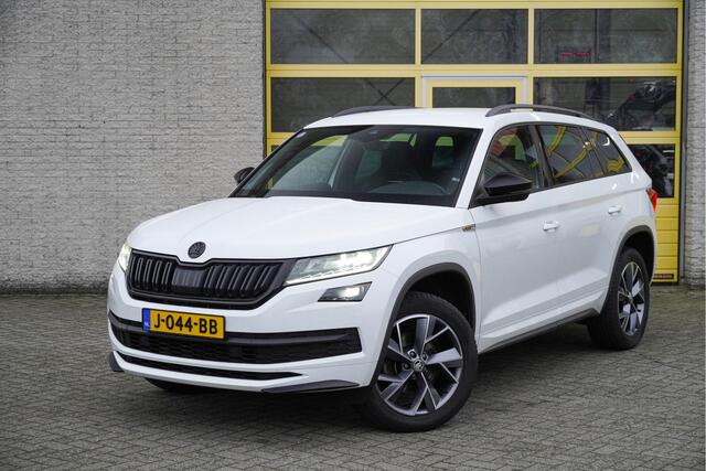 Skoda Kodiaq 1.5 TSI 150PK! Sportline Business BJ2020 Lmv 19" | Led V+A | Pdc | Navi | Keyless entry | Elek.trekhaak/achterklep | Achteruitrijcamera | App-Connect | Dashboard verlichting | Virtual cockpit | Canton Audio | Sportstoelen | Sportline stuurwiel