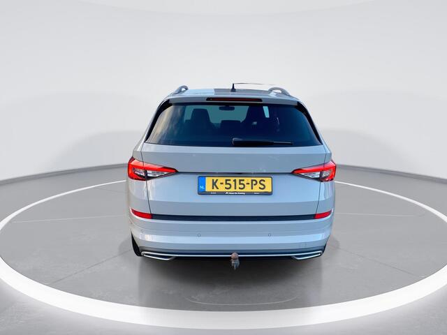 Skoda Kodiaq 1.5 TSI 150PK DSG Sportline Business · Trekhaak · Achteruitrijcamera · Sportstoelen · Stoelverwarming · 19 inch ·