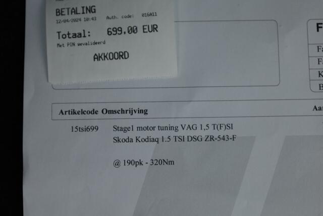 Skoda Kodiaq 1.5 TSI Style Business 7p. DSG | Pano | Camera | Trekhaak | Apple CarPlay | Dodehoekdet. | Stoelverw. | Keyless | Navi