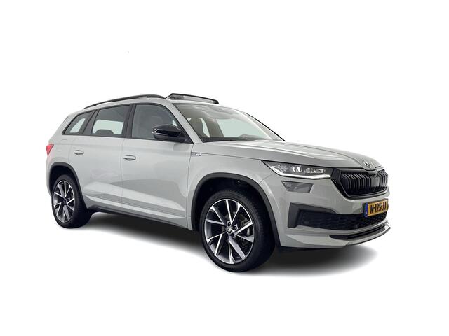 Skoda Kodiaq 1.5 TSI Sportline Business (INCL.BTW) Aut. *PANO | LEATHER-MICROFIBRE | FULL-LED | ADAPTIVE-CRUISE | BLIND-SPOT | MEMORY-PACK | DIGI-COCKPIT | NAVI-FULLMAP | CAMERA | DAB+ | AMBIENT-LIGHT | KEYLESS | CANTON-SOUND | DAB