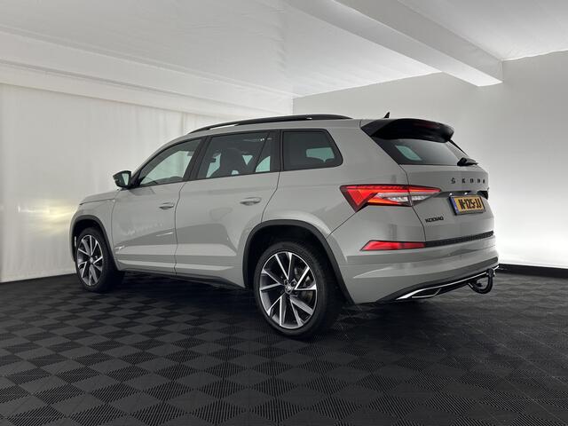 Skoda Kodiaq 1.5 TSI Sportline Business (INCL.BTW) Aut. *PANO | LEATHER-MICROFIBRE | FULL-LED | ADAPTIVE-CRUISE | BLIND-SPOT | MEMORY-PACK | DIGI-COCKPIT | NAVI-FULLMAP | CAMERA | DAB+ | AMBIENT-LIGHT | KEYLESS | CANTON-SOUND | DAB