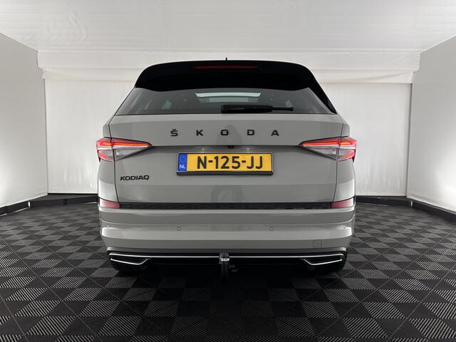 Skoda Kodiaq 1.5 TSI Sportline Business (INCL.BTW) Aut. *PANO | LEATHER-MICROFIBRE | FULL-LED | ADAPTIVE-CRUISE | BLIND-SPOT | MEMORY-PACK | DIGI-COCKPIT | NAVI-FULLMAP | CAMERA | DAB+ | AMBIENT-LIGHT | KEYLESS | CANTON-SOUND | DAB