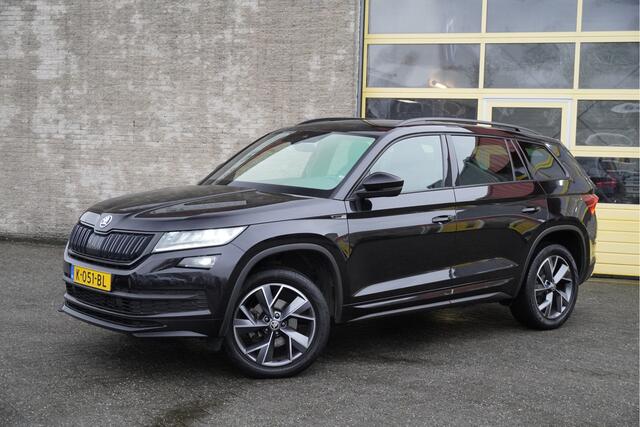 Skoda Kodiaq 1.5 TSI 150PK! Automaat Sportline Business BJ2020 Lmv 19" | Led | Pdc | Navi | Keyless entry | Elek. trekhaak | Elek. achterklep | Verwarmd voorruit | Achteruitrijcamera | App-Connect | Virtual cockpit | Canton Audio | Sportstoelen | Verwarmde voorstoelen