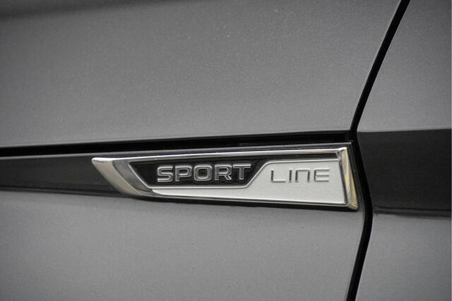 Skoda Kodiaq 1.5 TSI 150PK! Automaat Sportline Business BJ2020 Lmv 19" | Led | Pdc | Navi | Keyless entry | Elek. trekhaak | Elek. achterklep | Verwarmd voorruit | Achteruitrijcamera | App-Connect | Virtual cockpit | Canton Audio | Sportstoelen | Verwarmde voorstoelen