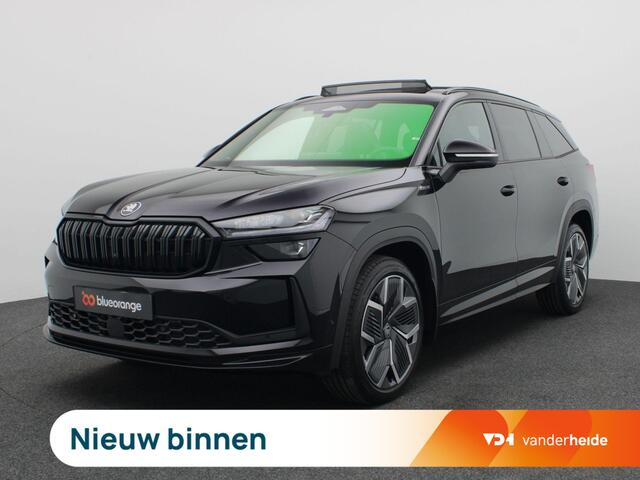 Skoda Kodiaq 1.5 TSI MHEV Sportline Business 7p 150PK DSG Pano-Schuifdak, Trekhaak, 360gr. Camera, 20" LM Velgen, Canton Audio, Memorystoelen, Side Assist, Keyless, Virtual Pedal, Winter Pakket, Matrix LED-Verlichting